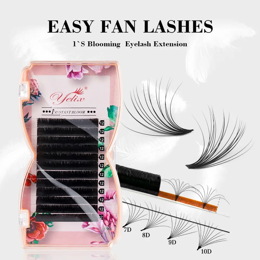 Easy Fan 메가 볼륨 속눈썹 연장, 0.03/0.05mm